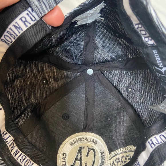 Sttech Snapback California Striped Printed Cotton Blend Baseball Cap Adjustable - Picture 7 of 8